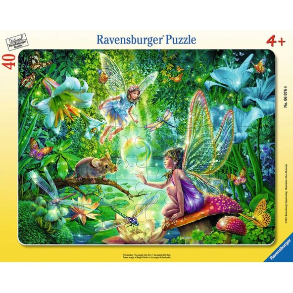 Ravensburger Frame Puzzles - Fairy Magic (40 pc Puzzle) New Sealed Age 4+ - Picture 1 of 16